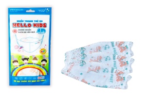 KHẨU TRANG HELLO KIDS KF94 - DẠNG TÚI ( Khủng Long - 10 Cái/Túi )